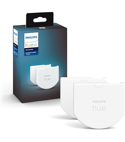 Support Mural Philips Hue Bridge - Fixation Sans Perçage Pour Maison Connectée Blanc