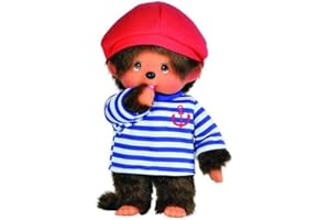Bandai - Monchhichi - Pluszowy - Chłopiec Marynarz 20 cm - 20073
