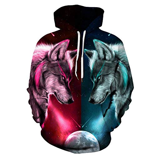 Takushihf Mens 3d Printed Galaxy Long Sleeve Hoodies Unisex Hooded - Main Image