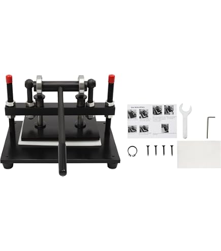 Manuelle Stanzmaschine – 21,5 Cm Schneidöffnung Für Leder, Papier & PVC – DIY Werkzeug Zum Präzisionsschneiden
