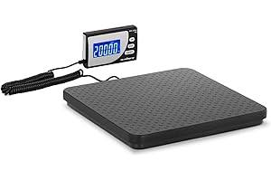 Steinberg Systems Bilancia Pesapacchi Industriale A Piattaforma Professionale SBS-PT-200C (200 kg / 100 g, 30 x 30 cm, LCD esterno)