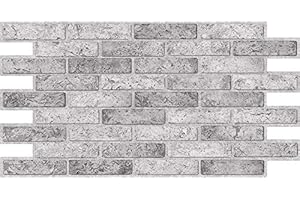 M.SERVICE SRL Pannelli 3D in PVC - Mis. 96,2X49,9 cm CONFEZIONE DA 10 PEZZI - Applicazione facile - Ideali per decorare gli interni casa (PANNELLO - cod.7309)