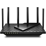 TP-Link AXE5400 Tri-Band Wi-Fi 6E Router, Wi-Fi Speed up to 5400 Mbps, 5x Gigabit Port, 1× USB 3.0 Port, 1.7 GHz Quad-Core CP