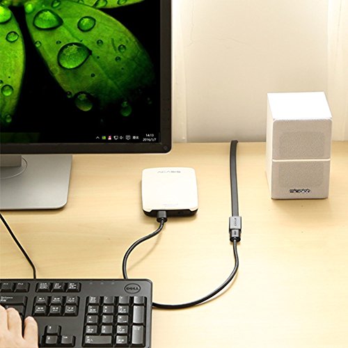Awinner® USB 3.0 Verlängerungskabel, A-Stecker an A-Buchse, USB-Extender, Kabel, Schwarz - 4