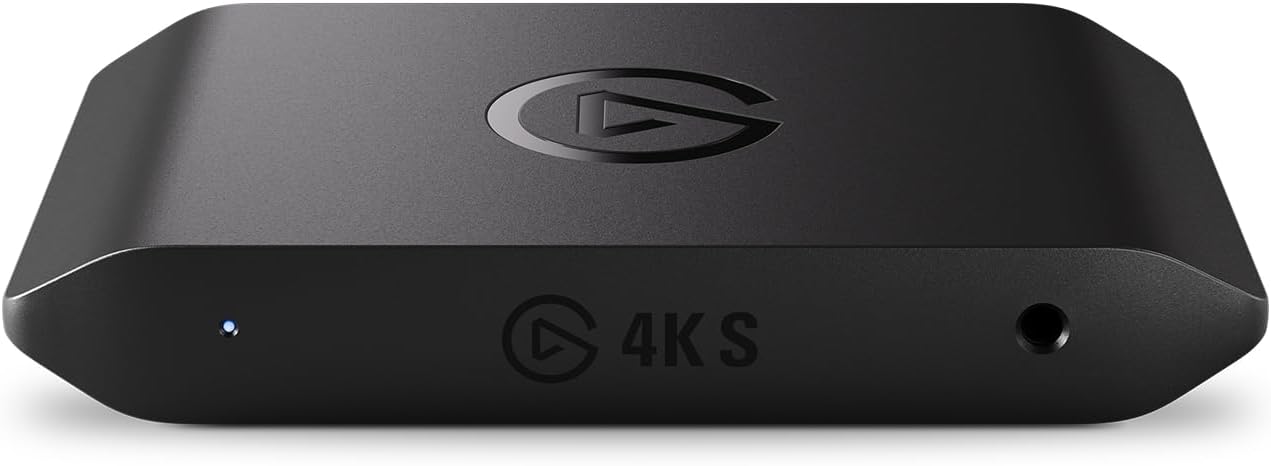 Elgato 4K S External Capture Card for PS5, Xbox Series X/S, Switch 2, PC, Mac, iPad | Pass and Capture in 4K60, 1440p120 or 1