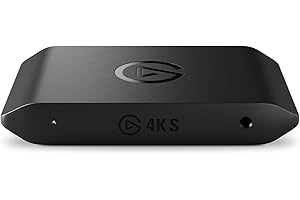 ‎ELGATO Elgato 4K S – Externe Capture-Karte für PS5, Xbox Series X/S, Switch 2, PC, Mac, iPad | 4K60, 1440p120 oder 1080p240 Passthrough und Capture, HDR10, VRR, USB-C, nahezu Keine Latenz