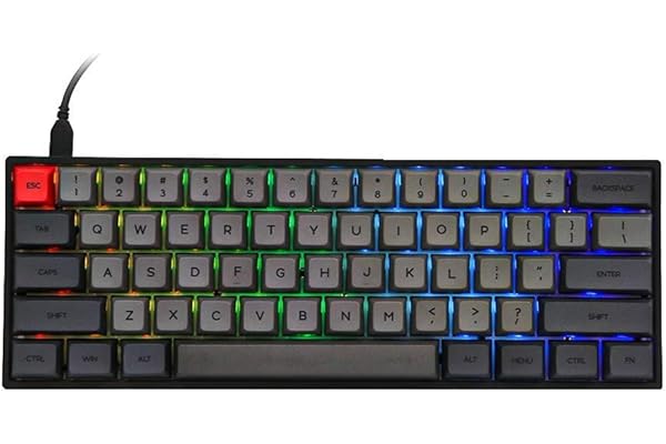 EPOMAKER SKYLOONG SK61 60% Teclado Mecánico, Teclado RGB Intercambiable en Caliente, NKRO Programable con Teclas Shine Through PBT, IP6X a Prueba de Agua, para Win/Mac/Gamer