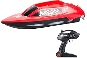 Exost Rocketwave RC 20605 by Silverlit, ferngesteuertes Speed-Boot, ferngesteuertes Boot, 2.4Ghz, rot, 24 cm