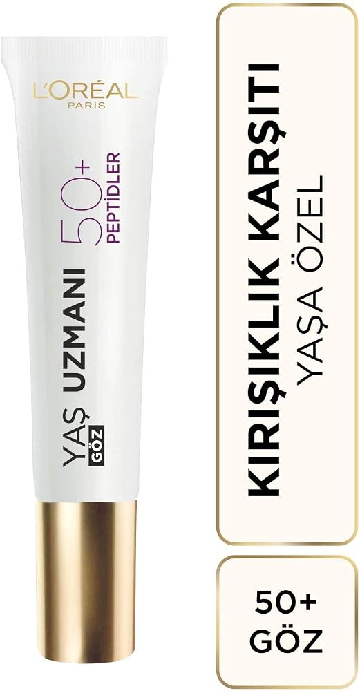 L'Oreal Paris Yaş Uzmanı 50+ Kırışıklık Karşıtı Yenileyici Göz Kremi