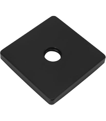 Flangia Doccia 60mm – Piastra Copertura ABS Quadrata Per Tubo Da 20mm (4 Pezzi) – Bianco