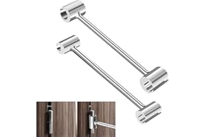 Hojalis 2 Pièces Outil De Réglage De Charnière De Porte De 14 À 25 MM, Clé De Réglage De Charniere, Facile À Utiliser, Outil Réglage Charnière Porte Pour Porte Coupe-Feu, Portes De Salle Blanche