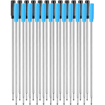 pen refills ballpoint inch tiffany replaceable smooth writing pieces purse tip cm mm medium