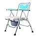 Produktbild XIHAA Folding Kommode Chairxihaa Alten Menschen Schwangere Frauen WC Hocker Verstellbare Höhe Bad Stuhl (Ohne Rad)