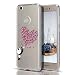Produktbild Huawei P8 lite 2017 Hülle, CaseLover Silikon TPU Telefonkasten Huawei Honor 8 lite/P9 Lite 2017/Nova lite Star Glitter Rückseitige Abdeckung Soft Rubber Transparente Handyhülle 5.2", Liebe