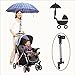 Produktbild Fulla2116 Verstellbarer Regenschirmhalter Sonnenschirmhalter für Baby Kinderwagen Fahrrad