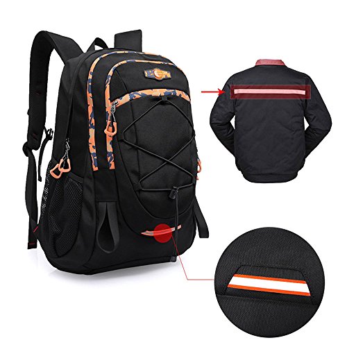 KaKa Rucksack Frauen M  nner Uni Business Outdoor Sport Daypack Studenten Backpack Laptoprucksack 15 6 Zoll Schwarz