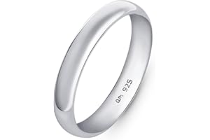 Amberta Alianza de Plata de Ley 925 para Mujer