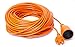 Verlängerungskabel Verlängerung Strom-Kabel Garten ORANGE 10 15 20 25 30 40 50 m (30.0 Meter)