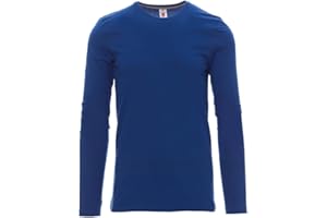 SIRY WORK T-Shirt Uomo Magliette da Lavoro Cotone Manica Lunga Payper Pineta