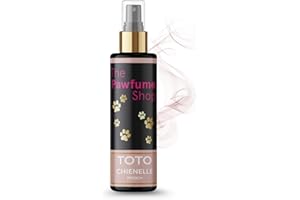 The Pawfume Shop - Toto Chienelle - Female Dog Perfume Spray - Suitable For all Breeds & sizes - For Fresh Scent & Odour Control - Gentle on Skin & Long-Lasting Fragrance - 100ml