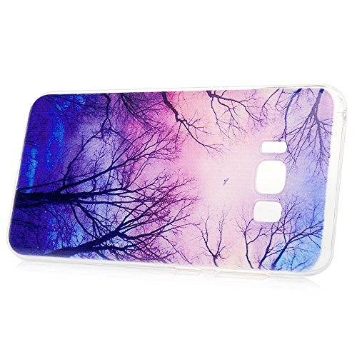 Lanveni Samsung Galaxy S8 Hülle, Handyhülle Galaxy S8 Case Etui Protective Case Cover TPU Silikon Schutzhülle Bumper Handytasche TPU-Bumper Weiche Silikon Case mit Bunte Gemalt Design (Woods) - 3