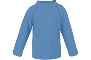 LACOFIA T-Shirt de Bain à Manches Longues pour Garçons Fille Maillots de Bain pour Enfants Rashguard Protection Solaire Séchage Rapide