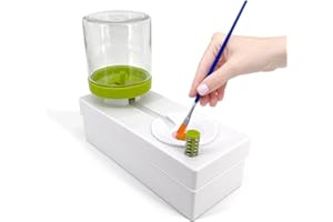 GDOKKNY Paint Brush Rinser Makeup Brush Cleaner Machine Water Rinse Multifunctional Water Cycle Rinser for Painting Studio Home Outdoor Painting Brush Brush Color Pen Wash Pen