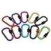 Produktbild MUZOCT 10 Packungen Aluminium Karabiner D-Ring Schlüsselanhänger Clip Haken für Zuhause, Wohnmobil, Camping, Angeln, Wandern, Reisen und Schlüsselanhänger