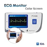 EKG-Wellenform und Interpretation der Ergebnisse werden deutlich auf dem Matrix-LCD-Bildschirm angezeigt.