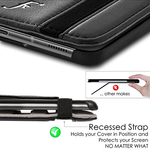 Forefront Cases® Samsung Galaxy Tab S3 9.7 SM-T820 Leder Hülle Schutzhülle Tasche Smart Case Cover Stand – Rundum-Geräteschutz und intelligente Auto Schlaf / Wach Funktion inkl. Eingabestift und Displayschutz - 7