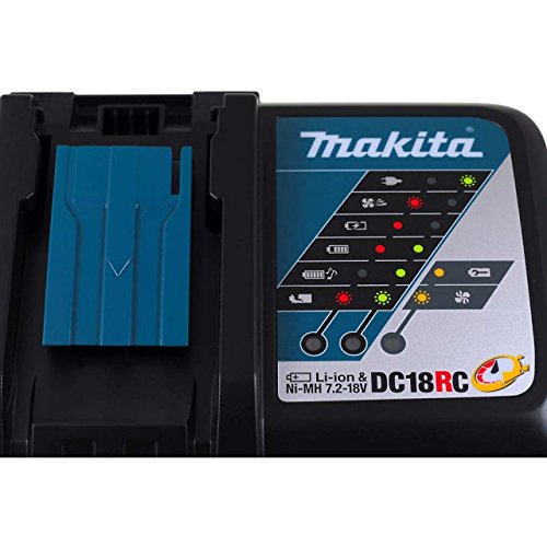 Ladegerät Makita Typ DC18RC für Blockakkus 7,2V-18V Li-Ion/ NiMH Original, 7,2V-18V - 3