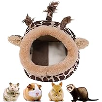 Casetta Invernale Per Criceti - Verde, Morbida, Con Anello Per Appendere