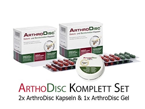 Preisvergleich Produktbild Fangocur Arthrodisc Gelenk- und Bandscheiben Set (2x Kapseln + Gel)