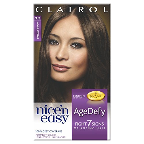 Nice'n'Easy Age Defy Permanent Hair Colour -  Darkest Brown Number 3.5