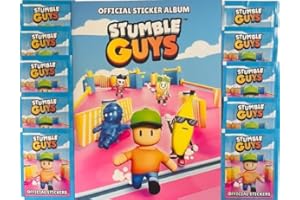 abj Album + 10 BUSTINE di Figurine Stumble Guys DIRAMIX