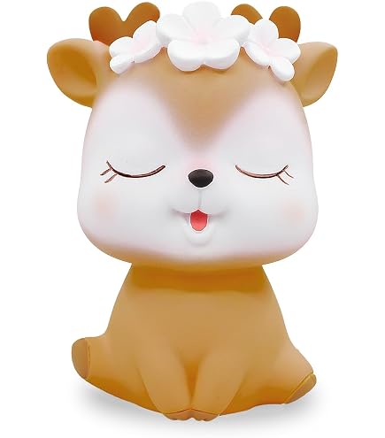 Tirelire Vache En Vinyle Souple - Incassable - Bouchon Bas - Décoration Chambre - Cadeau Enfant Ou Adulte - 5