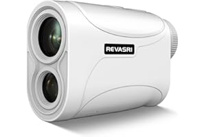 Télémètre de Golf | Télémètre Laser de Golf REVASRI avec Fonction Slope | Portée de 1200 Yards | Grossissement 6X | Vibration Flag Lock | Rechargeable