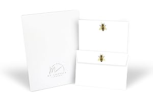 Me Loovely Honey Bee Letter Writing Paper and Envelopes Set Stationery A5 Size Papers Writing Supplies for School Home & Office | Christmas Gifts (10 Letters & 10 Envelopes)