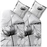 Marken Bettwäscheset, die perfekte Wahl für erstklassische Bettenlösungen. Pflegeleicht, formbeständig mit Einlaufschutz, hochwertigem Reißverschluss und zwei 80 x 80 cm Kopfkissenbezügen