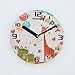 Decowall, WSC-010, Giraffe Wooden Wall Clock