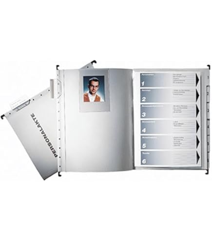 Employee Document Folder Pagna Personal File Folder Set - 5-Piece A4 ...