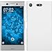 Produktbild PhoneNatic Case für Sony Xperia XZ1 Compact Hülle Weiß gummiert Hard-Case Case