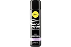 pjur BACK DOOR Relaxing Silicone Anal Glide - Lubricante anal de silicona - para sexo anal intenso - lubricación extralarga (100ml)