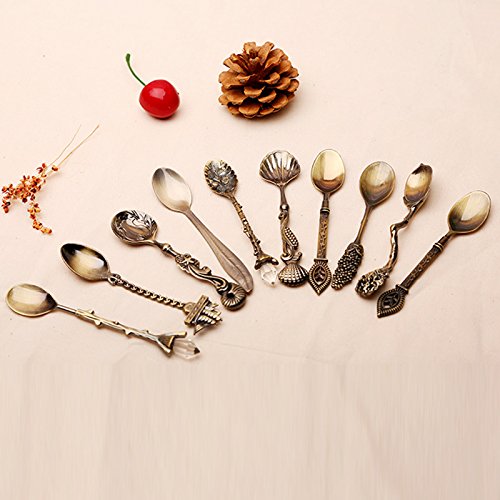 syalex (TM) pequeño café cuchara cocina comedor Bar Vintage Royal es