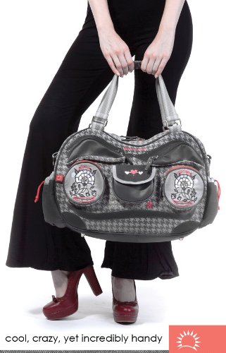 Sweet Morning WI01RA12 Radio Ga Ga Wickeltasche Design Flower von Sweet Morning sehr gut für Zwillinge geeignet, grau - 9