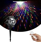 【MEHR FUNKTIONEN】 2 Möglichkeiten zur Kontrolle: fernbedienen oder den Taster am Lampenrücken drucken; Mehrere Lichtmodi:Bewegung/Stillstand der Lichtpunkte;2 bis 6 Stunden Timer Modus: automatische Ausschaltung nach 2 bis 6 Stunden und wieder Einschalten nach 22 oder 18 Stunden,intelligent und praktisch