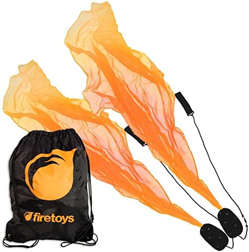 Orange Pyropixies Beginner Spiral Practice Poi & Firetoys Tote Bag