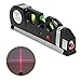 Produktbild aozbz Mehrzweck-Line Laser Level Horizont vertikal Maßband angepasst Standard und metrisches Lineal 8 ft/2,5 m Aligner Bubbles Lineal Werkzeug für Messung Konstruktion Verlegung im Innenbereich