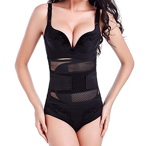 Ekouaer Women's Postnatal After Maternity Support Corset Belly Bandit Wrap Girdle Belt,M