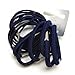 Set of 18 Navy Blue Mixed Thin and Thick Hair Elastics Bobbles Hair Bands by Pritties Accessories
